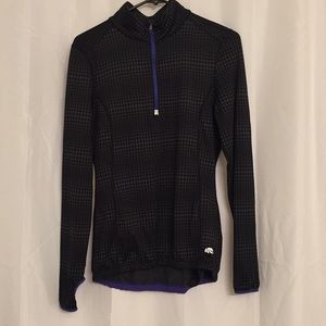 Fleece lined running jacket